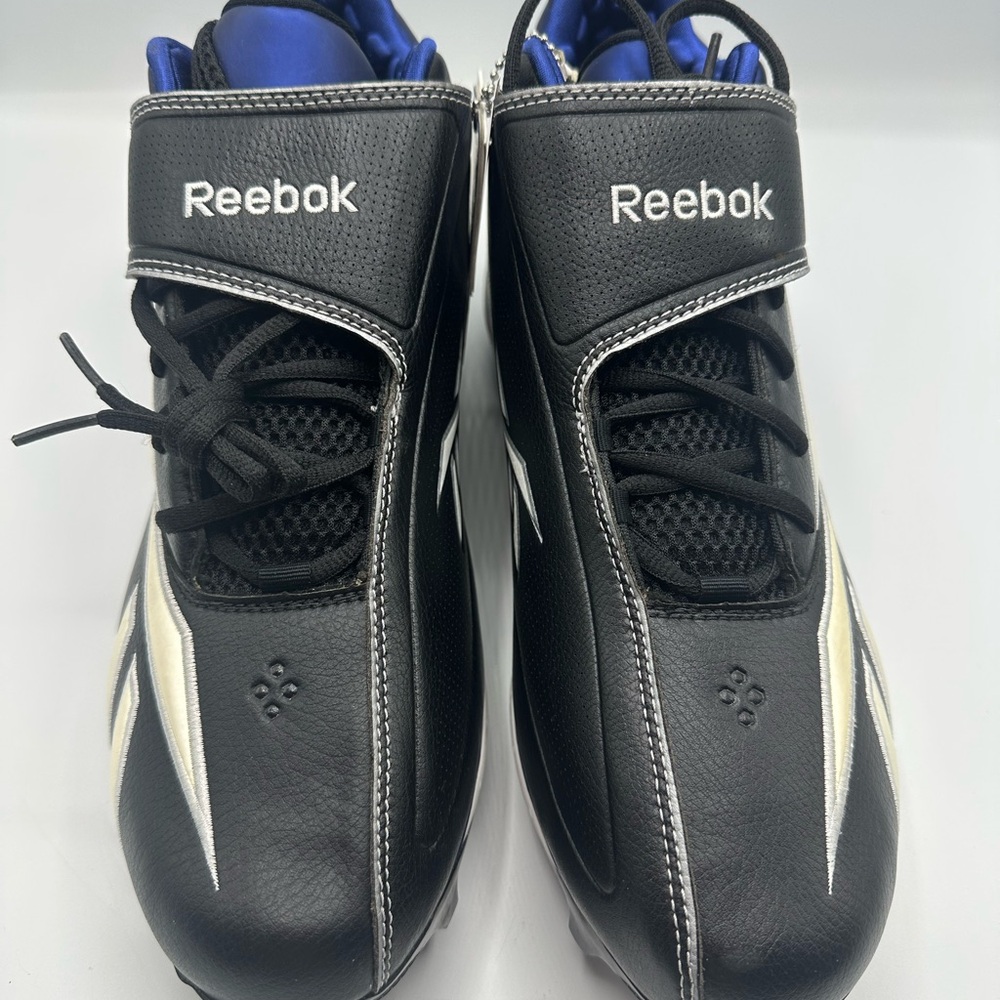 Reebok MLB Authentic Men’s Cleats Size 14 Black/Silver OrthoLite